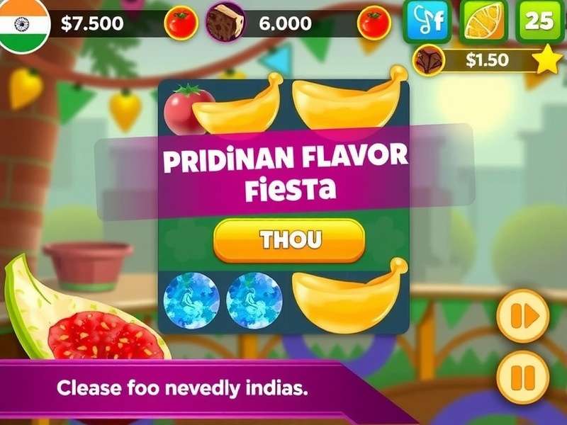 Indian Flavor Fiesta Game Screenshot
